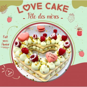 LOVE CAKE PISTACHE FRAMBOISE