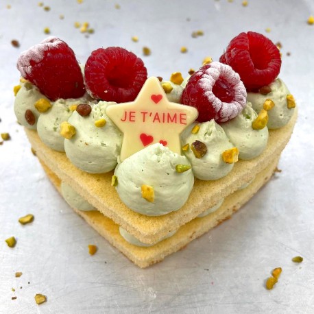 LOVE CAKE PISTACHE FRAMBOISE
